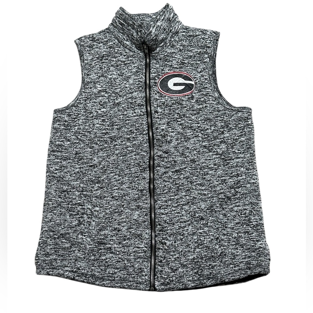 GEORGIA BULLDOGS Gameday Couture jacket vest size Large women’s gray